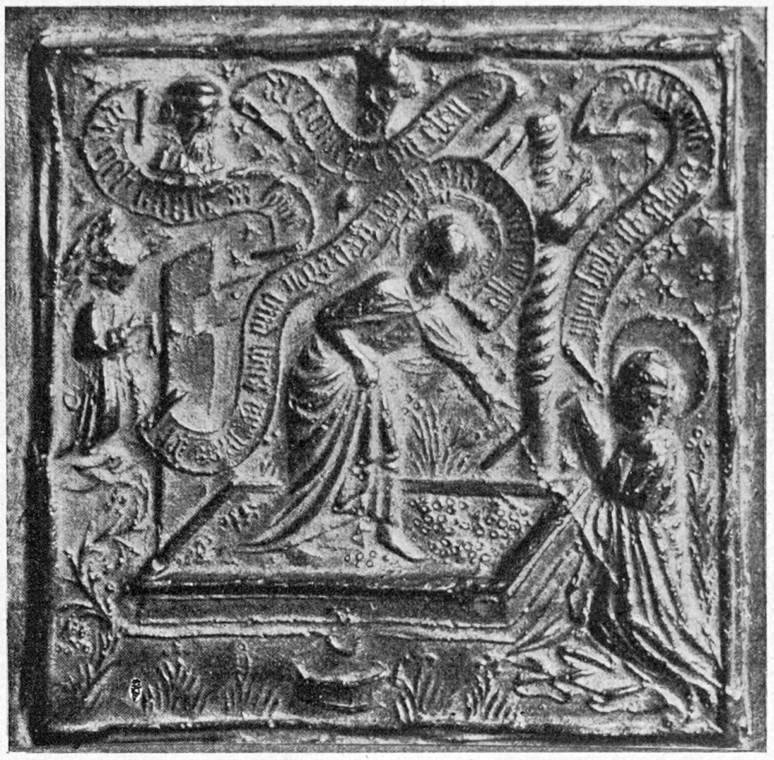 Abbildung 137. Bisperode, Jesus in der Kelter an der Glocke von 1540.